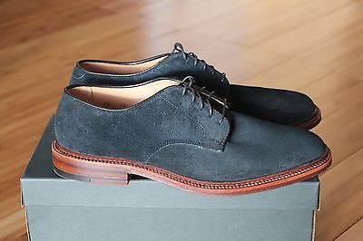 Alden 29312F Navy Suede Plain Toe Dover