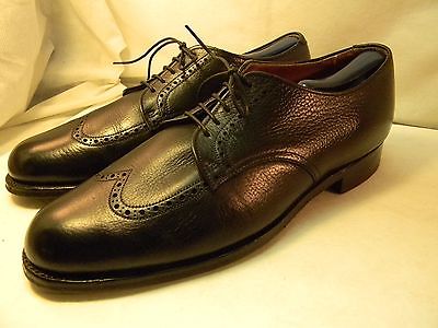 Alden 676 Black Short Wing Tip Blucher