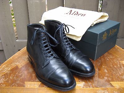 Alden 40727C Black Calfskin Cap Toe Boot