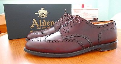 Alden 2019 Brown Calfskin Short Wing Tip Blucher