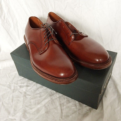Alden D4407 Burnished Tan Calfskin Plain Toe Dover
