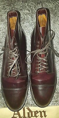 Alden 40642HC Color 8 Shell Cordovan Cap Toe Boot