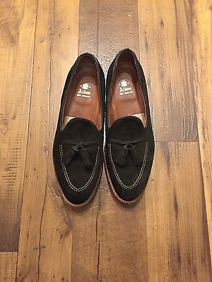 Alden 3405 Loden Green Suede Tassel Loafer