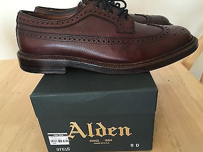 Alden 97615 Brown Scotch Grain Long Wing Blucher