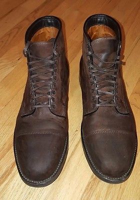 Alden 40705C Tobacco Oiled Nubuck Cap Toe Boot
