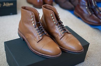 Alden D5839HC Tan Country Calf Cap Toe Boot