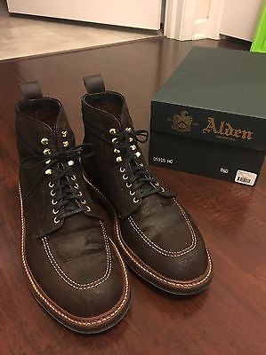 Alden D5915HC Tobacco Reverse Chamois Indy Boot