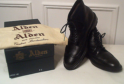 Alden D4822HC Black Chromexcel Wing Tip Boot