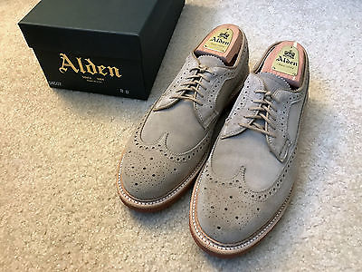 Alden D4507 Milkshake Suede Long Wing Blucher