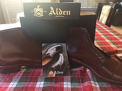 Alden 40643H Whiskey Shell Cordovan Cap Toe Boot