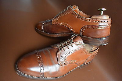 Alden 2281 Whiskey Shell Cordovan Perforated Straight Tip Blucher