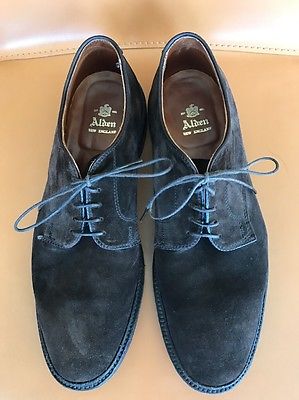 Alden 29338F Dark Brown Suede Plain Toe Dover