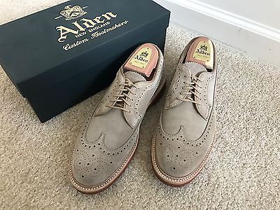 Alden D4507 Milkshake Suede Long Wing Blucher