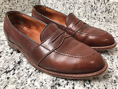 Alden 6821 Brown Scotch Grain Full Strap Loafer