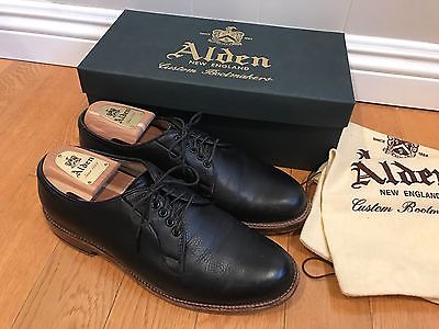 Alden 99096 Black Lady Calf Plain Toe Blucher