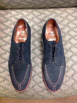 Alden 43541F Navy Suede Norwegian Front Blucher