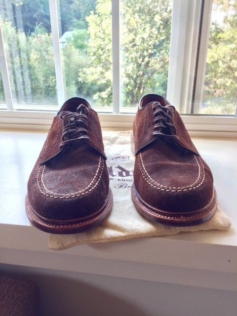 美品ALDEN #73034  サイズ9.5d シャモアレンジャーモック　レア Alden 73034 Tobacco Reverse Chamois Ranger Mocc | Alden