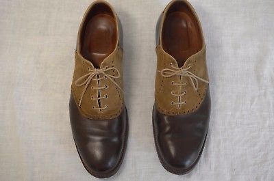 Alden 99738 Brown Chromexcel and Tan Suede Saddle Shoe