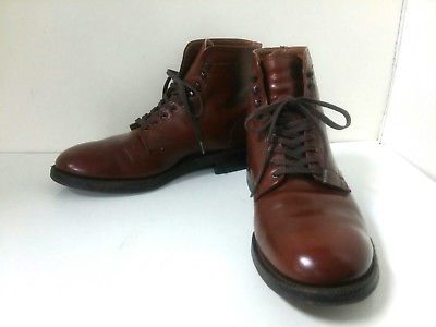 Alden 4376 Dark Brown Calfskin Plain Toe Boot