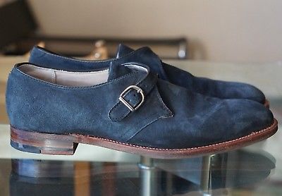 Alden 17031F Navy Calfskin Monk Strap