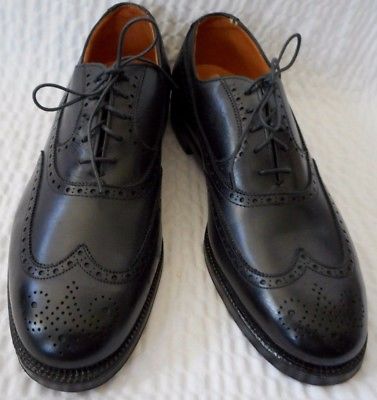 Alden 1117 Black Calfskin Wing Tip Bal