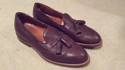 Alden D4104 Dark Brown Regina Grain Tassel Loafer