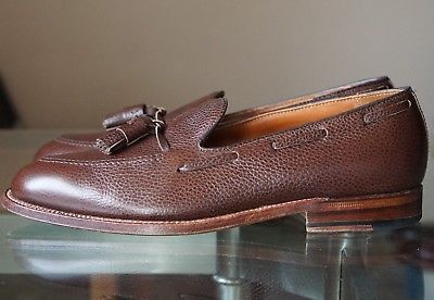 Alden D4104 Dark Brown Regina Grain Tassel Loafer
