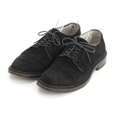 Alden 93037 Black Suede Plain Toe Blucher