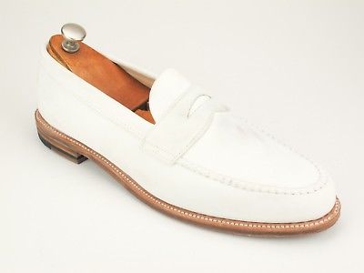 Alden 62446F White Suede LHS / Penny Loafer