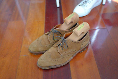 Alden 20161F Snuff Suede Short Wing Tip Blucher