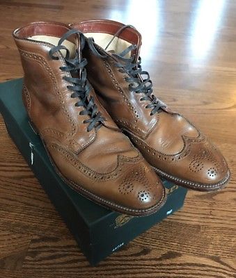 Alden 44734 Natural Chromexcel Wing Tip Boot