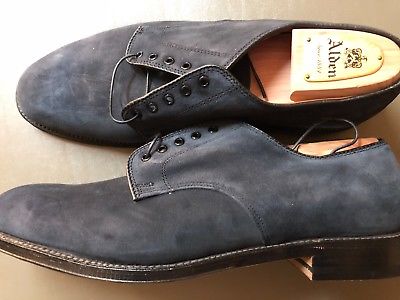 Alden 96900 Navy Suede Plain Toe Dover