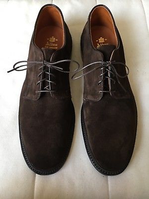 Alden 29338F Dark Brown Suede Plain Toe Dover