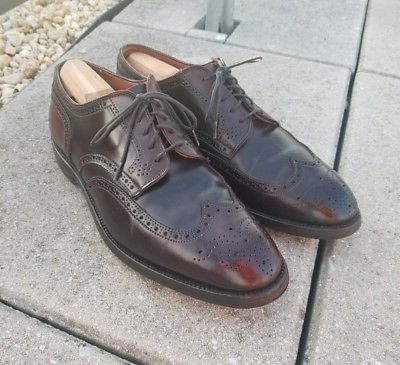 Alden 2034 Color 8 Shell Cordovan Short Wing Tip Blucher