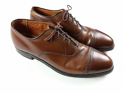 Alden 8032 Brown Calfskin Perforated Straight Tip Bal
