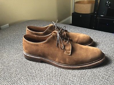 Alden 99084 Snuff Suede Plain Toe Blucher