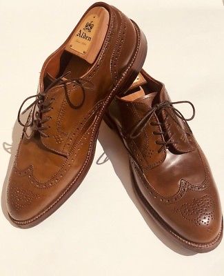 Alden 20481 Whiskey Shell Cordovan Short Wing Tip Blucher