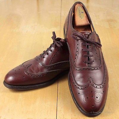 Alden 90340 Brown Scotch Grain Wing Tip Bal