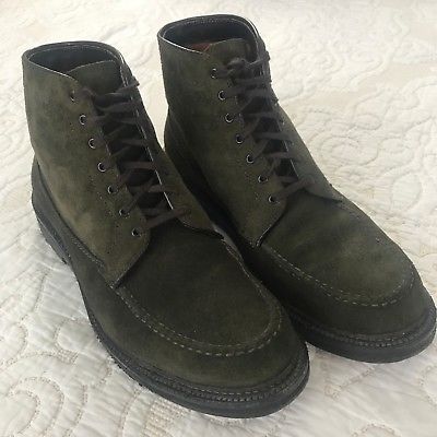 Alden 3563 Hunting Green Suede Michigan Boot