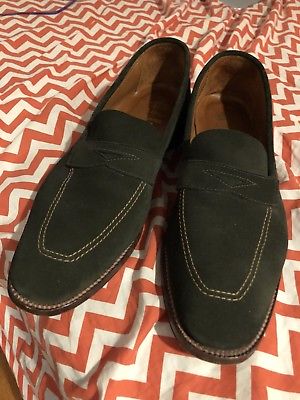 Alden D6212UF Hunting Green Suede LHS / Penny Loafer
