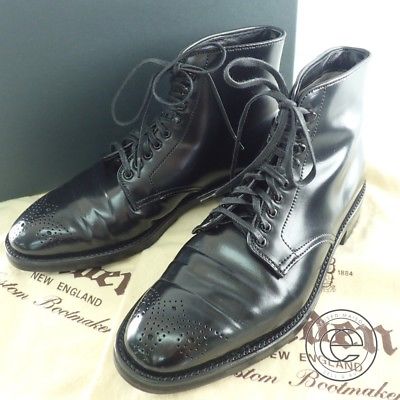 Alden 45359HC Black Shell Cordovan Medallion Tip Boot