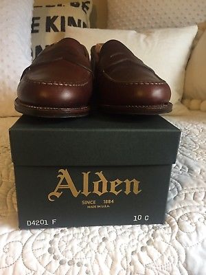 Alden D4201F Brown Chromexcel Full Strap Loafer