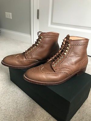 Alden D5837H Tan Chromexcel Wing Tip Boot
