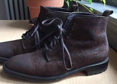 Alden D6826HC Tobacco Reverse Chamois Cap Toe Boot