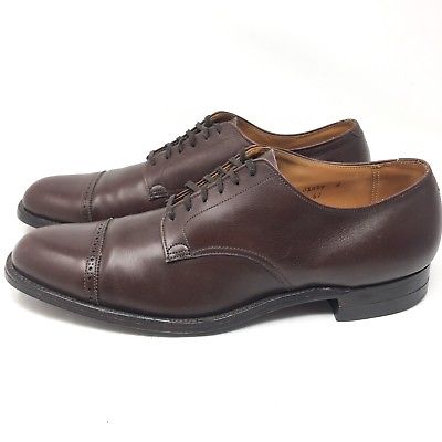 Alden 61 Brown Calfskin Perforated Straight Tip Blucher