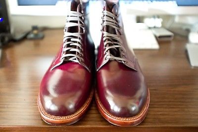 Alden 45298H Color 8 Shell Cordovan Plain Toe Boot