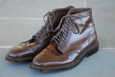 Alden 44612HY Cigar Shell Cordovan Wing Tip Boot
