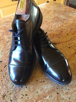 Alden 2515 Black Calfskin Straight Tip Blucher