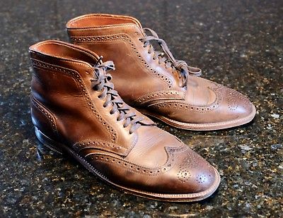 Alden 44734 Natural Chromexcel Wing Tip Boot