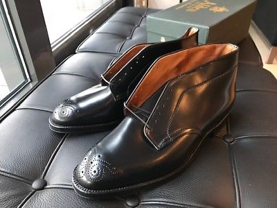 Alden D7844 Black Shell Cordovan 6 Eyelet Chukka